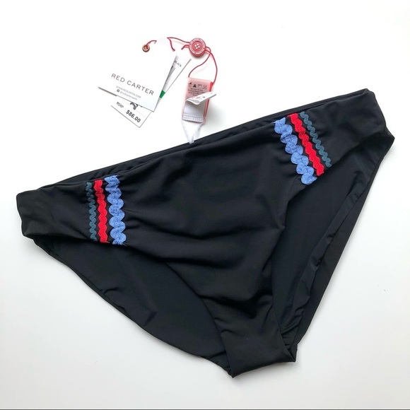 Red Carter Lola Bikini Off Shoulder Anthropologie - Picture 5 of 15